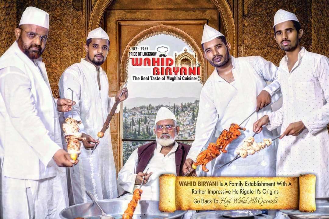 The Wahid Biryani family and team together